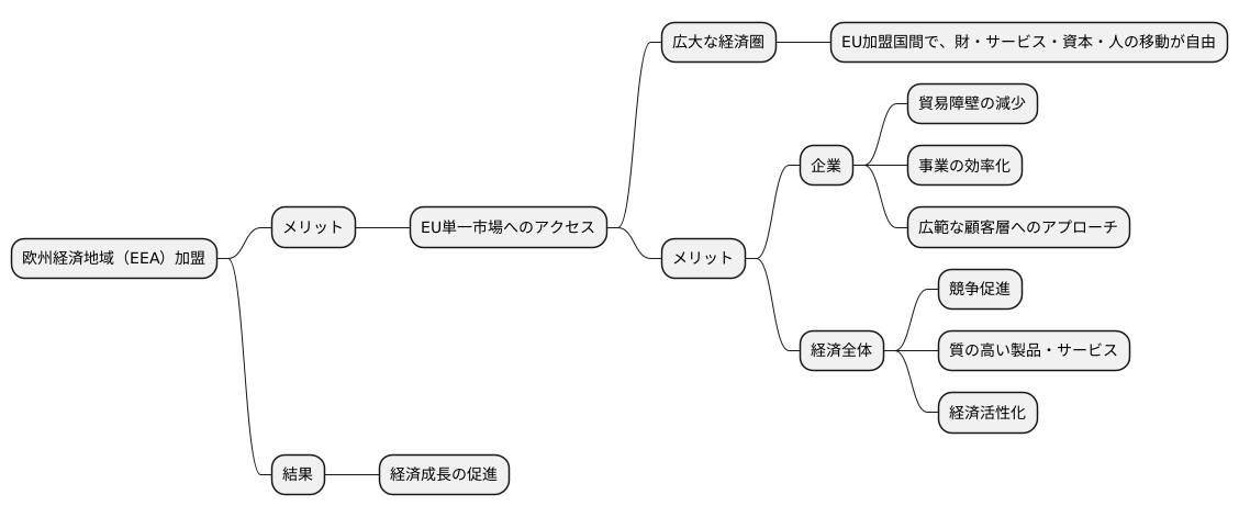 単一市場へのアクセス:EEA参加のメリット