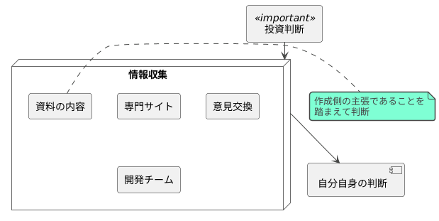 情報収集は多角的に